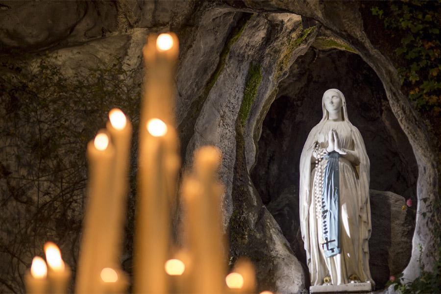 quindici visite alla madonna di lourdes