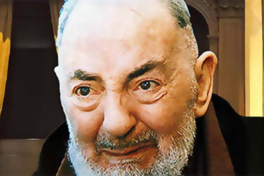 padre pio piangendo disse