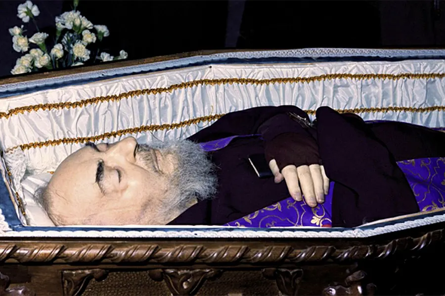 padre pio è morto come lottatore