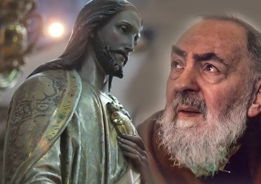 coroncina di padre pio al sacro cuore